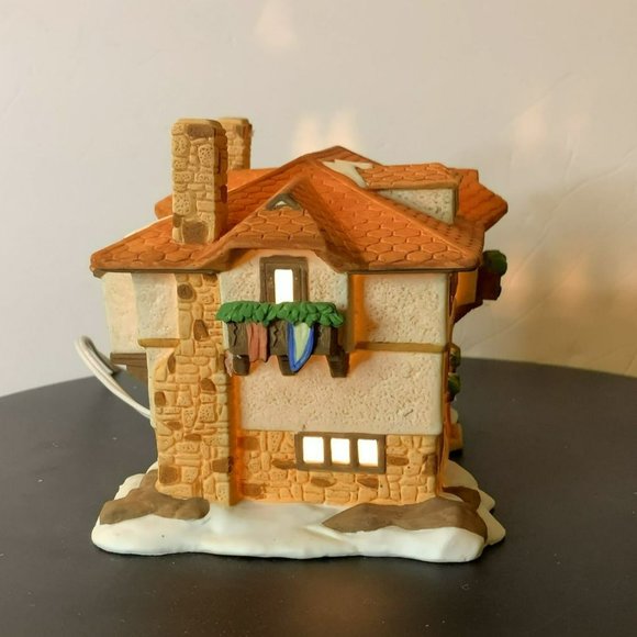 Dept 56 Gasthof Eisl Alpine Village Lighted Christmas Building from 1986 - Picture 7 of 12